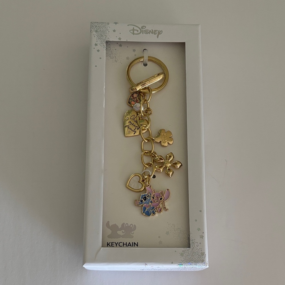 ☀️Disney Stitch and Angel Keychain